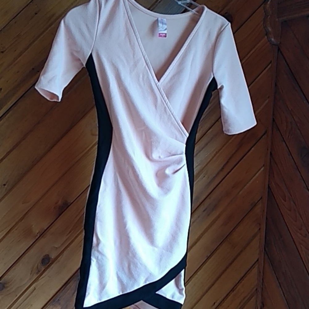 Pink Wrap Dress